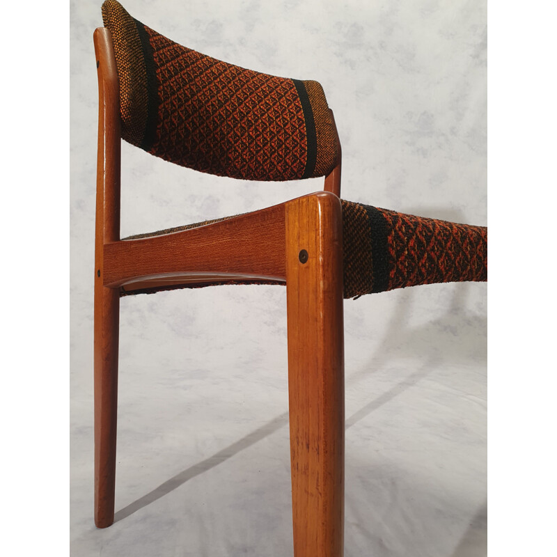 Pair of  Vintage Chairs For Bramin Teak Furniture H. W. Klein Denmark 1960