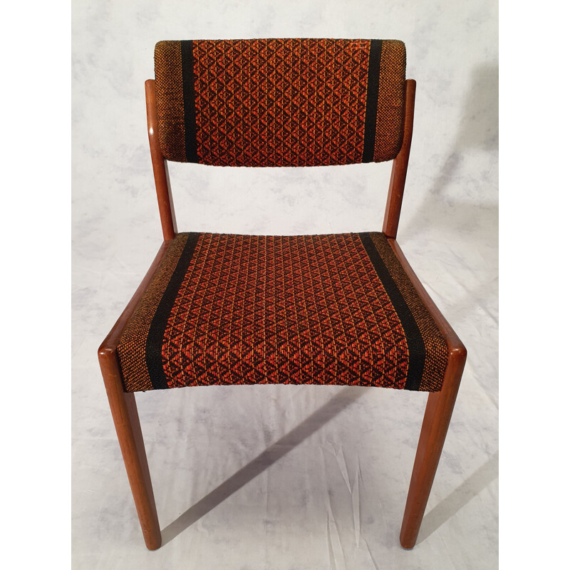 Pair of  Vintage Chairs For Bramin Teak Furniture H. W. Klein Denmark 1960