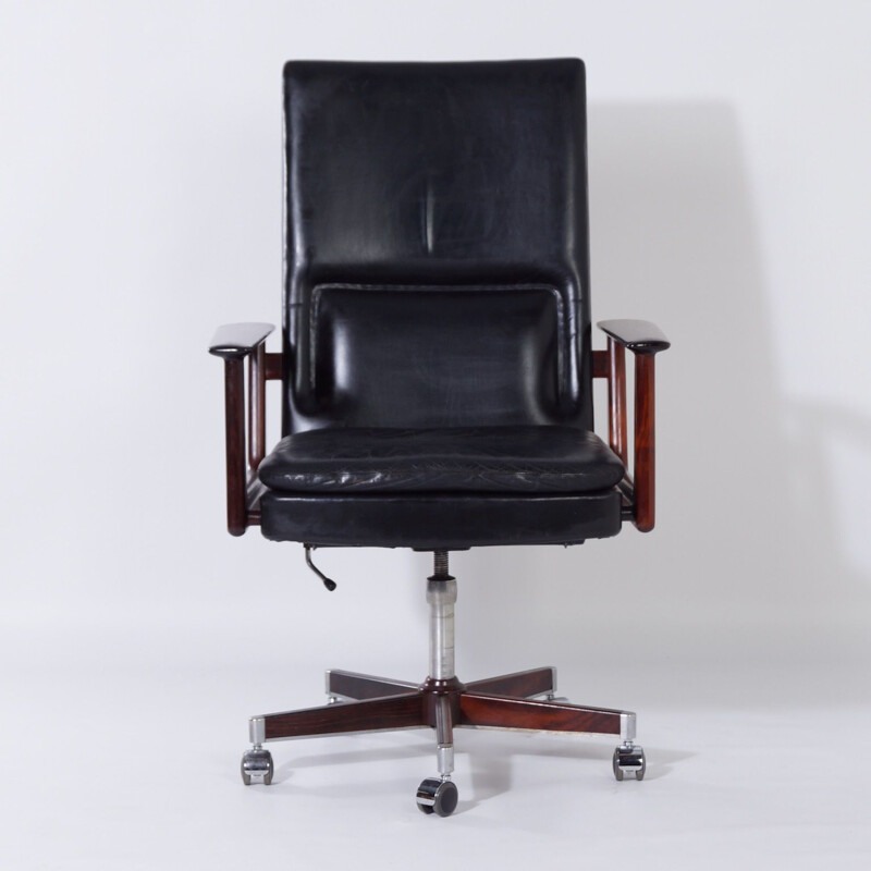 Fauteuil vintage exécutif d'Arne Vodder pour Sibast Danois 1960