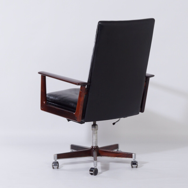 Fauteuil vintage exécutif d'Arne Vodder pour Sibast Danois 1960