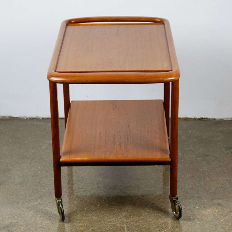 Vintage Teak Serving Cart by Niels Otto Moller Scandinavian