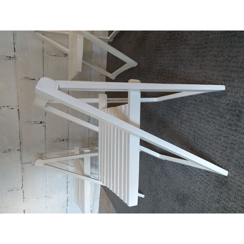 Set of 4 vintage Aldo Jacober folding chairs 1970s