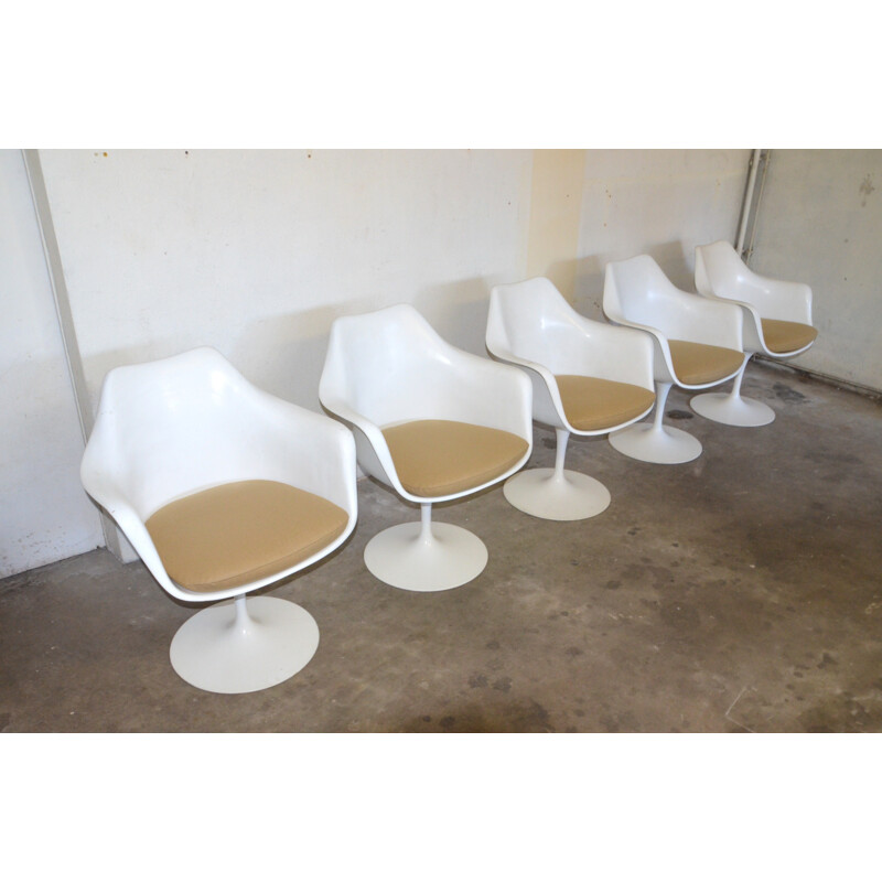 Set of 5 chairs "Tulip" Eero Saarinen - 60