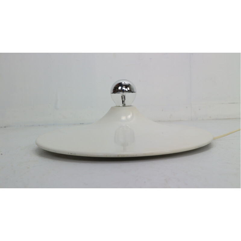 Vintage white wall or ceiling lamp by Gianluigi Gorgoni for Stilnovo, Italy 1970