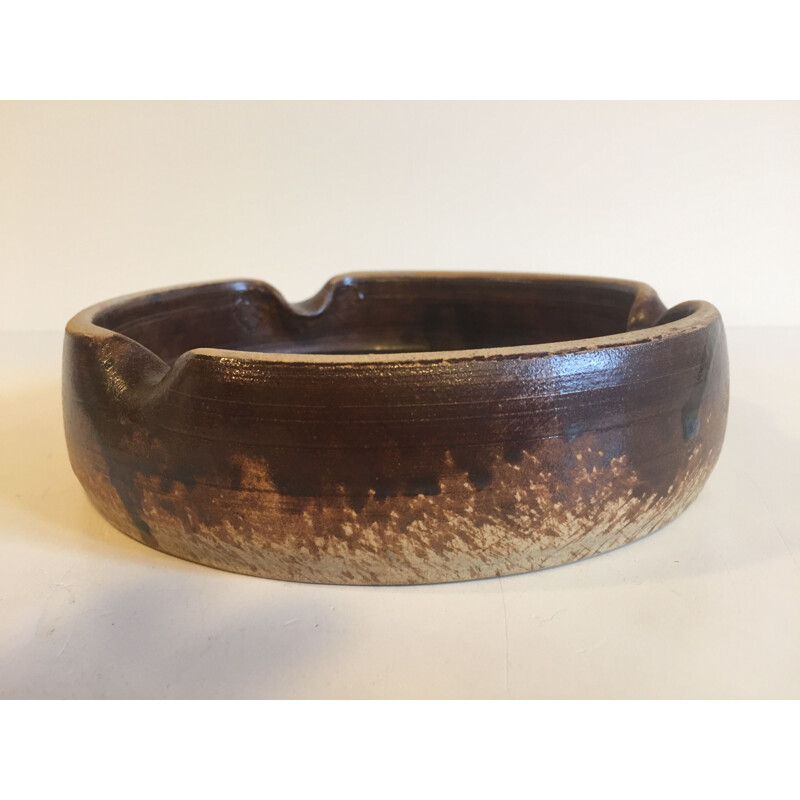 Vintage ashtray in stoneware