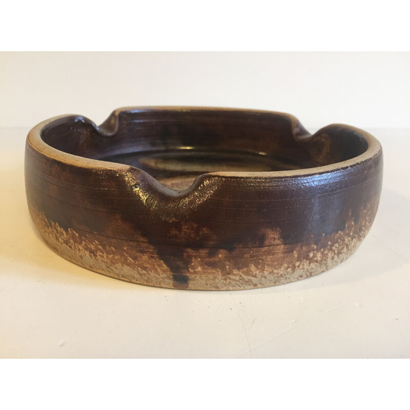 Vintage ashtray in stoneware