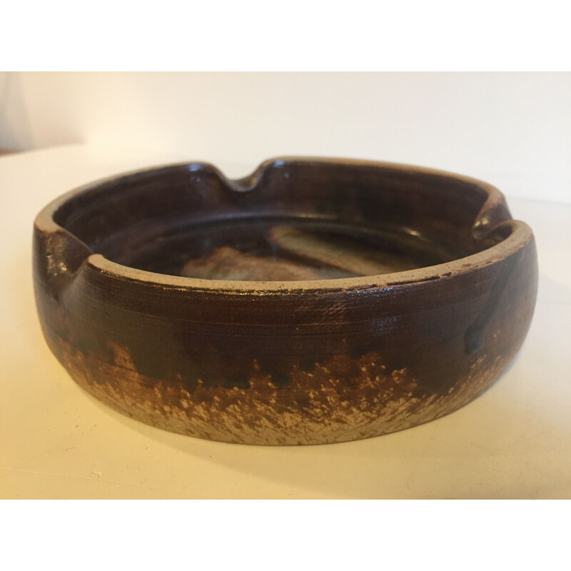 Vintage ashtray in stoneware