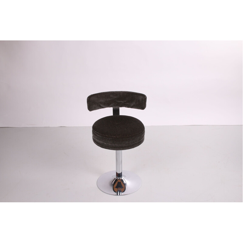 Vintage dressing table swivel stool 1960s