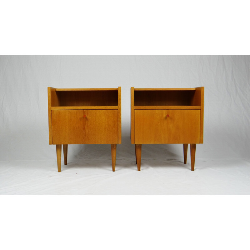 Pair of vintage teak side tables