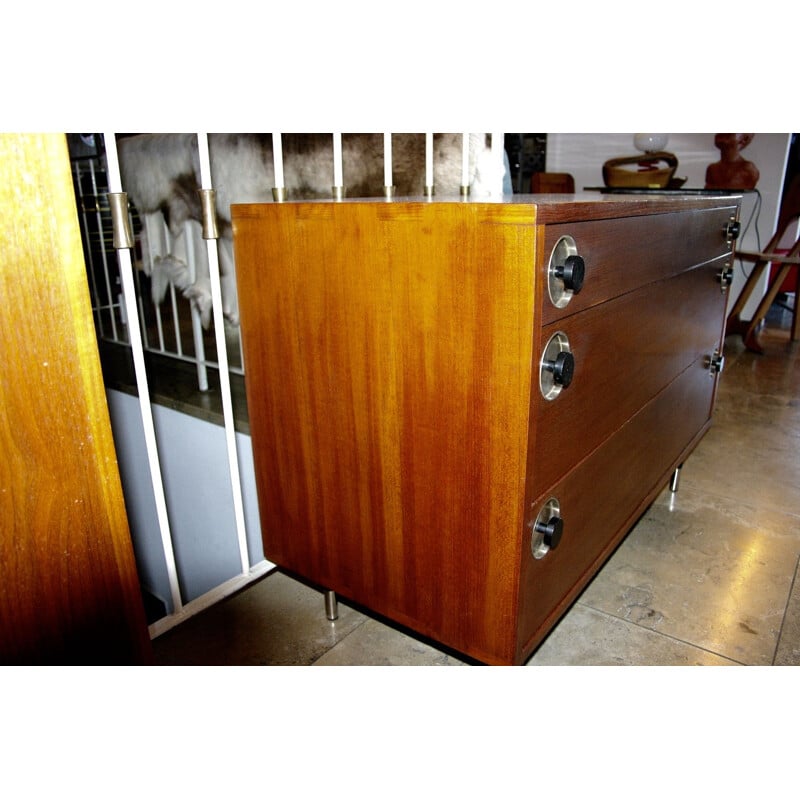 Vintage teak chest of drawers by Giorge Coslin 1960s