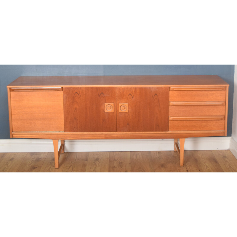 Vintage Teak Stateroom Stonehill Sideboard Danish 1960s