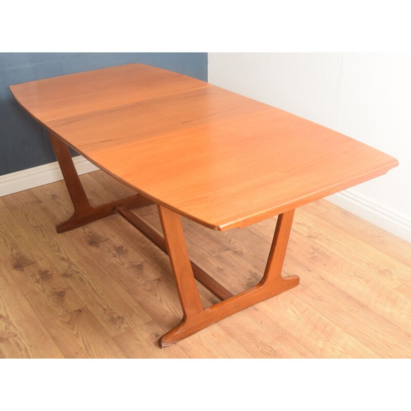 Vintage Teak Portwood Dining Table & 4 Chairs 1960s