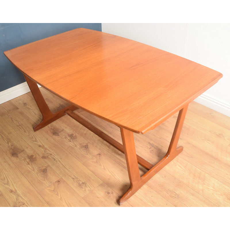 Vintage Teak Portwood Dining Table & 4 Chairs 1960s