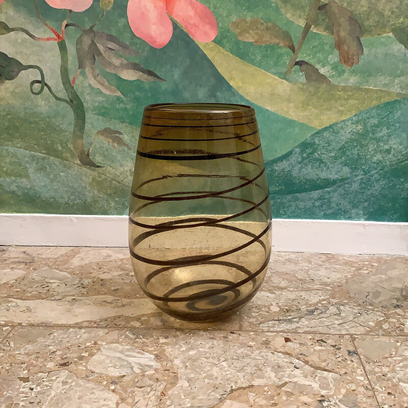 Large vintage Murano vase