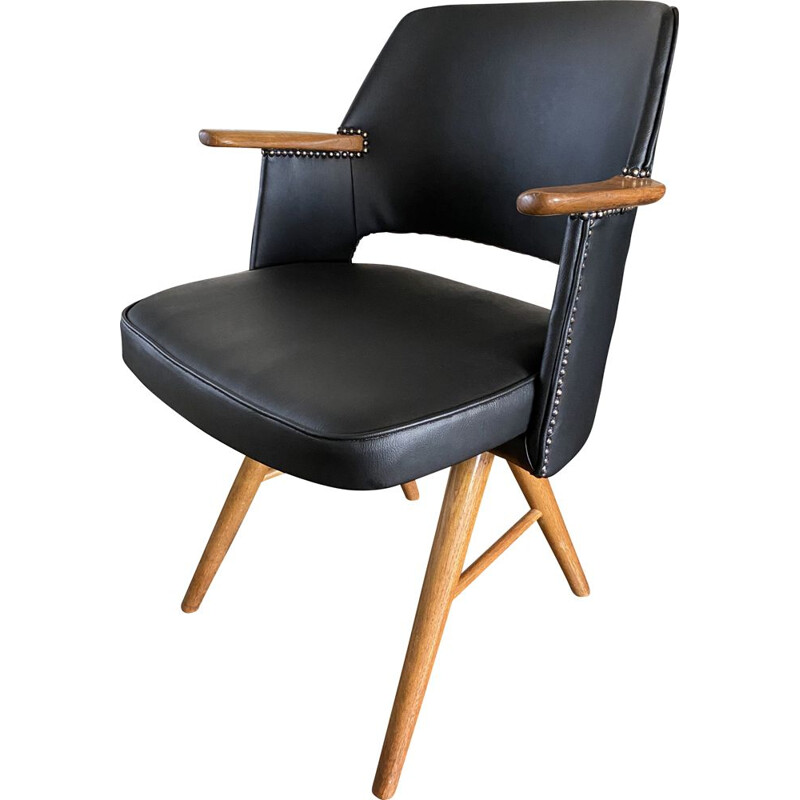 Mid-Century Teak Desk Chair by Cees Braakman for Pastoe 1950s
