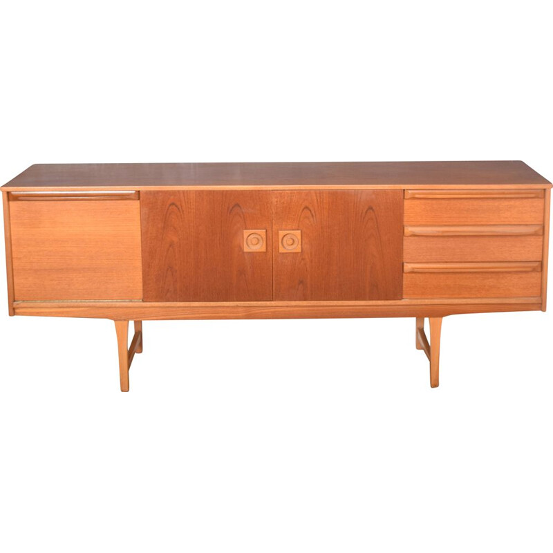 Vintage Teak Stateroom Stonehill Sideboard Danish 1960s