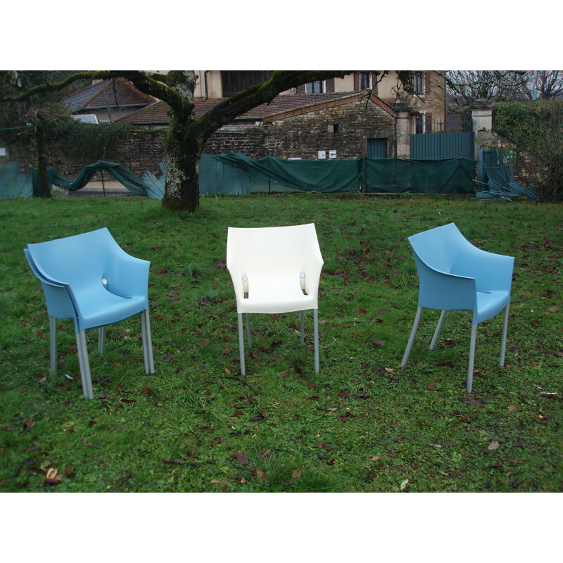 Set of 4 vintage armchairs Dr No Starck