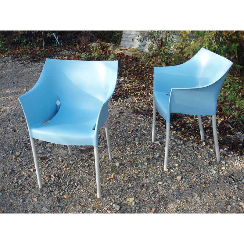 Set of 4 vintage armchairs Dr No Starck