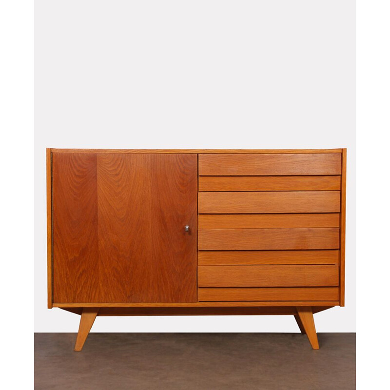 Vintage 4-drawer highboard by Jiri Jiroutek 1960