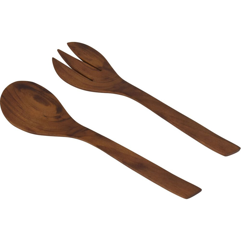 Vintage teak cutlery scandinave