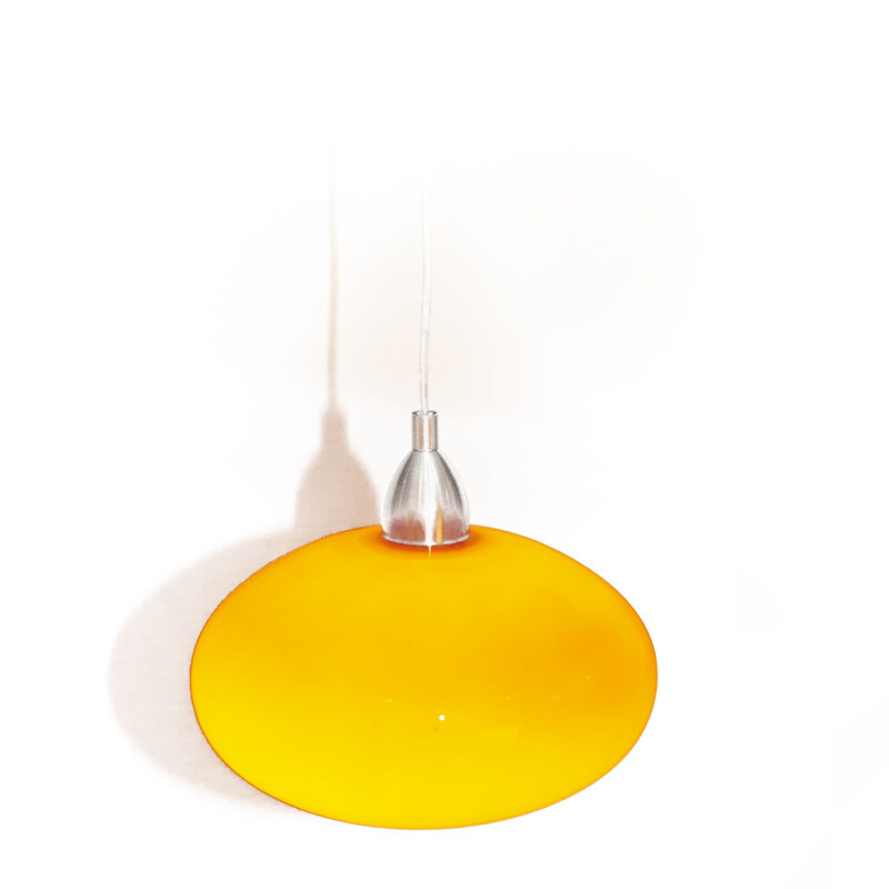 Vintage pendant lamp orange Naronickel for Eglo