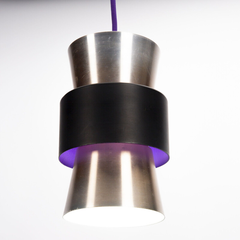 Vintage pendant lamp Purple Lyfa, Denmark