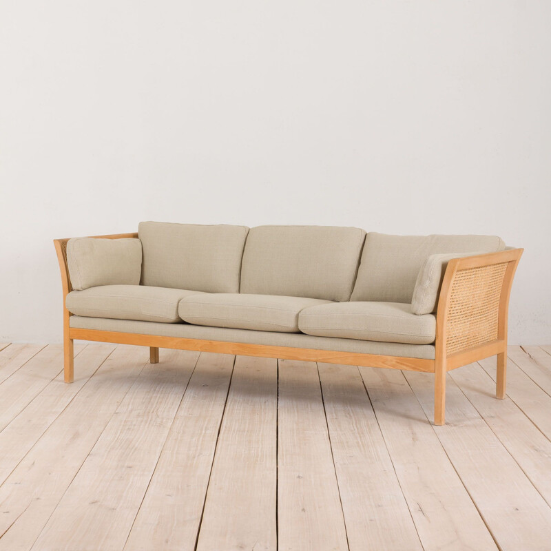 Vintage 3 seater sofa to Arne Norell Denmark 1960s