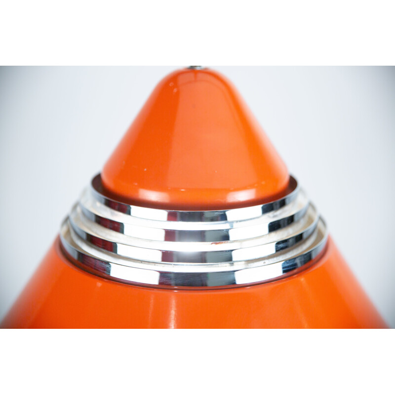 Vintage Red Cone Pendant Lamp by Kazuo Motozawa for Staff 1970s