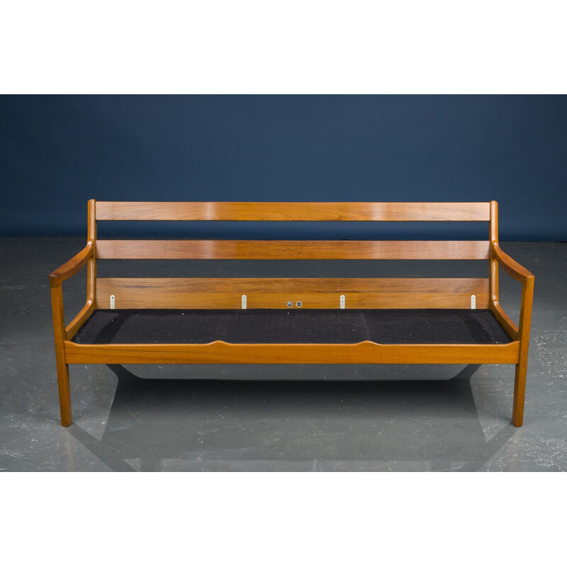 Vintage Senator teak sofa by Ole Wanscher for Cado upholstery