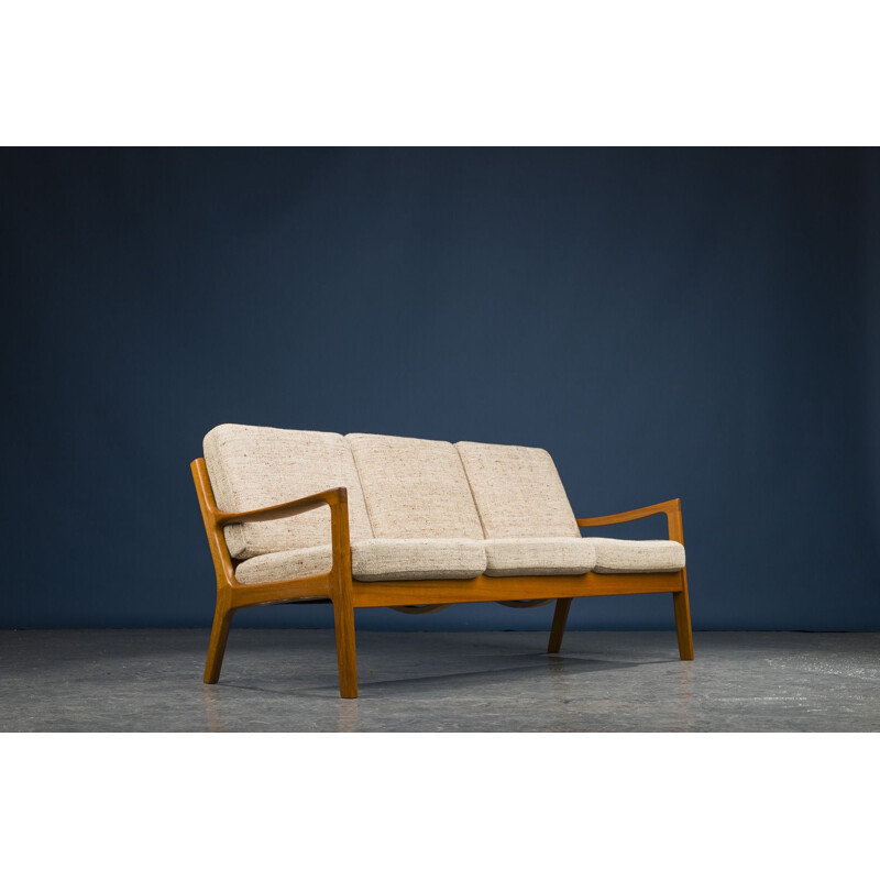 Vintage Senator teak sofa by Ole Wanscher for Cado upholstery