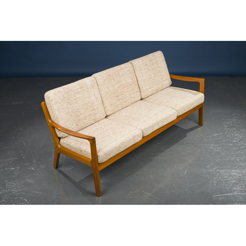 Vintage Senator teak sofa by Ole Wanscher for Cado upholstery