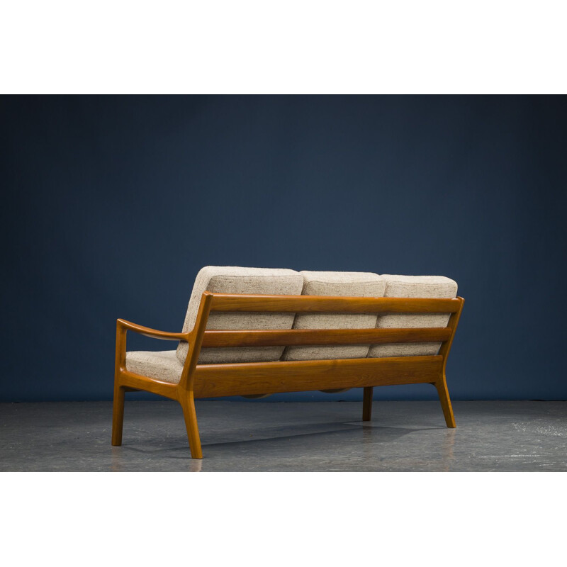 Vintage Senator teak sofa by Ole Wanscher for Cado upholstery