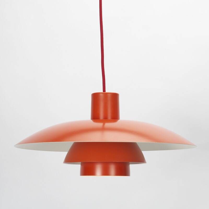 Vintage Red Poul Henningsen for Louis Poulsen Pendant Lamp