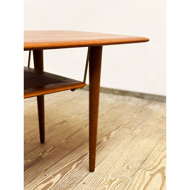 Mid-Century Teak Sofa Coffee Table by Peter Hvidt & Orla Molgaard-Nielsen for France & Son 1950s