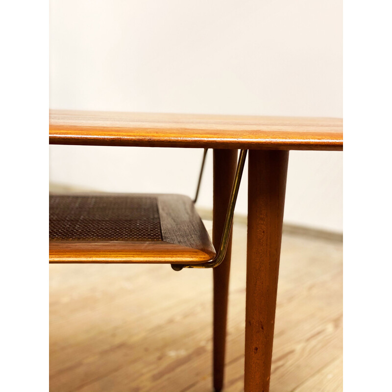 Mid-Century Teak Sofa Coffee Table by Peter Hvidt & Orla Molgaard-Nielsen for France & Son 1950s