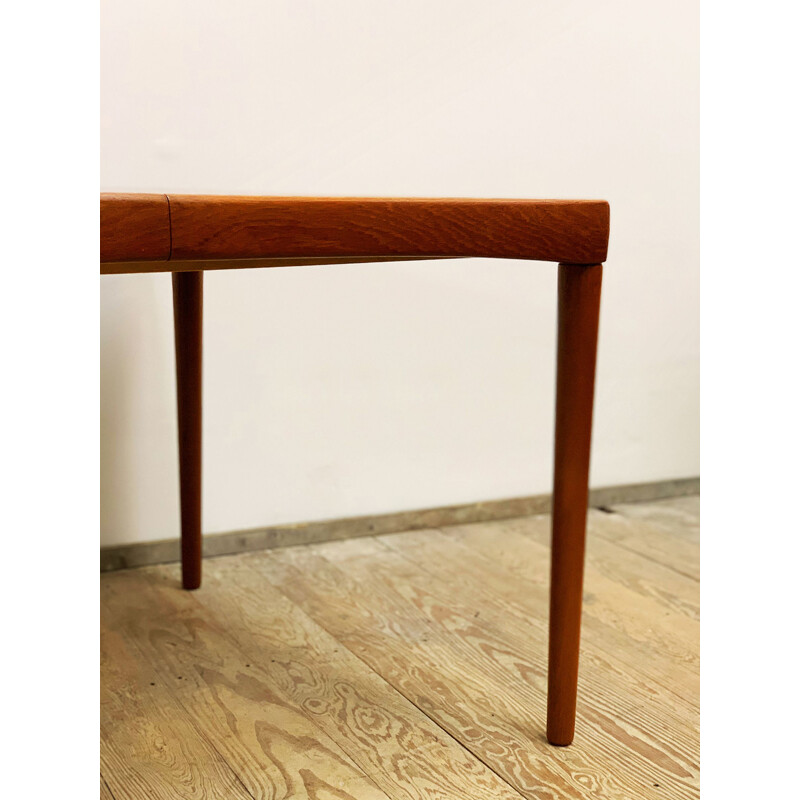 Mid Century Teak Extendable Dining Table H.W. Klein for Bramin