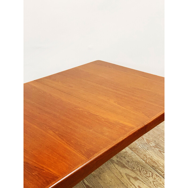 Mid Century Teak Extendable Dining Table H.W. Klein for Bramin