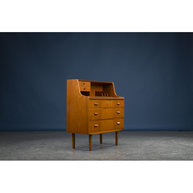 Vintage Teak Secretaire Danish 1960s