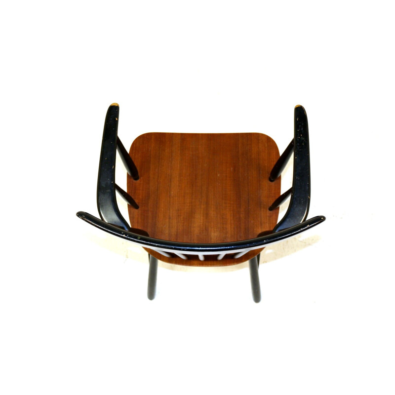 Vintage teak armchair, Poul Volther 1950