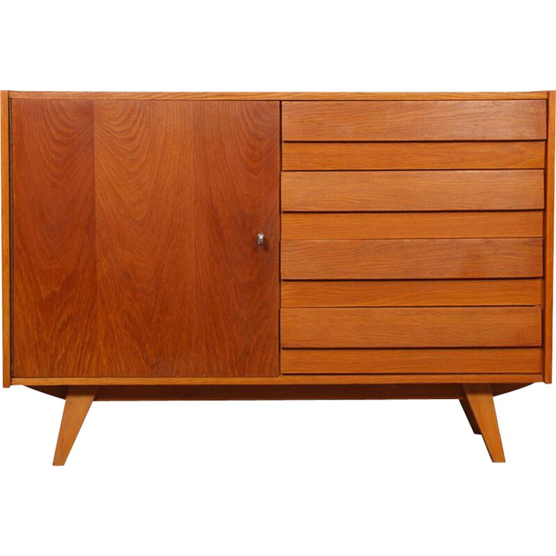 Vintage 4-drawer highboard by Jiri Jiroutek 1960