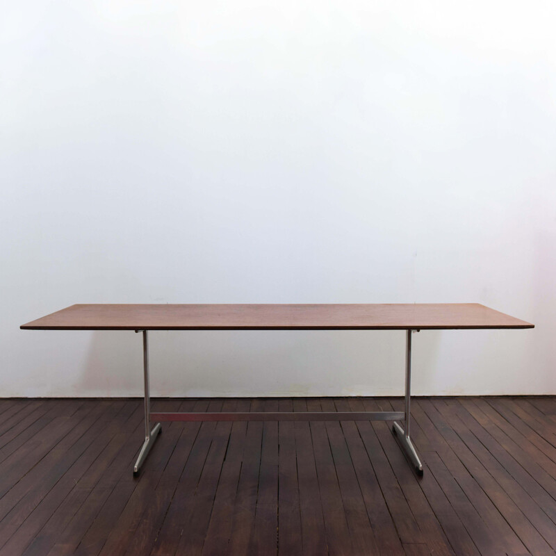 Vintage palissander tafel 3571 van Arne Jacobsen voor Fritz Hansen