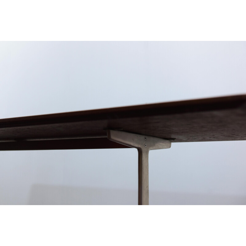 Table vintage en palissandre 3571 par Arne Jacobsen pour Fritz Hansen
