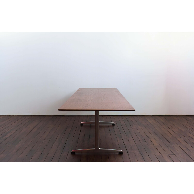 Table vintage en palissandre 3571 par Arne Jacobsen pour Fritz Hansen