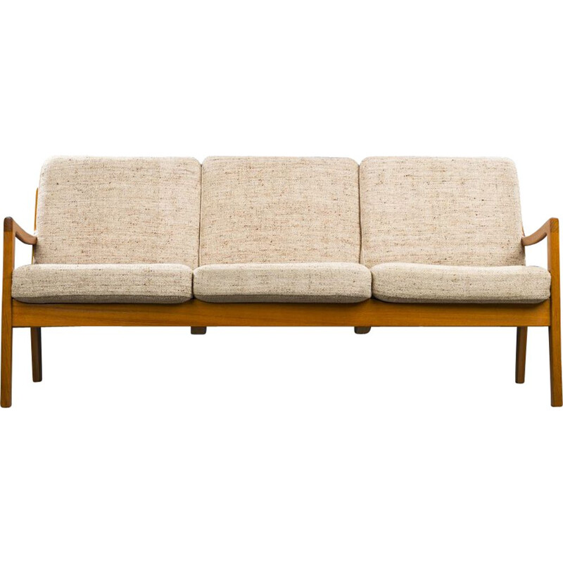 Vintage Senator teak sofa by Ole Wanscher for Cado upholstery