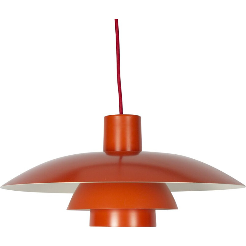 Vintage Red Poul Henningsen for Louis Poulsen Pendant Lamp