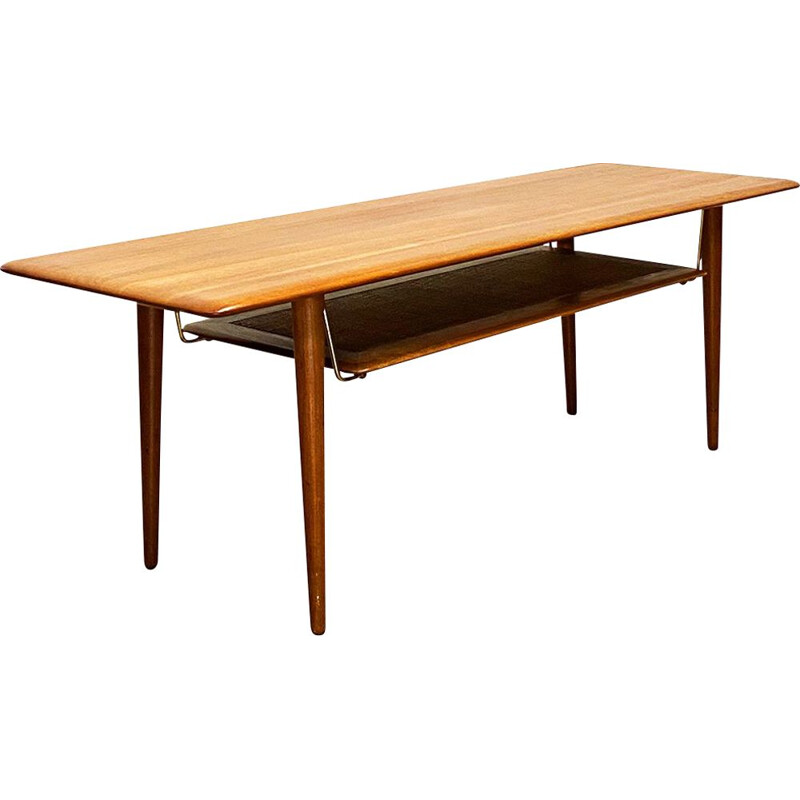 Mid-Century Teak Sofa Coffee Table by Peter Hvidt & Orla Molgaard-Nielsen for France & Son 1950s