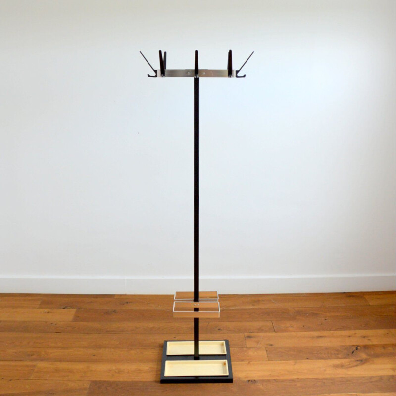 Vintage coat rack on stand 1950