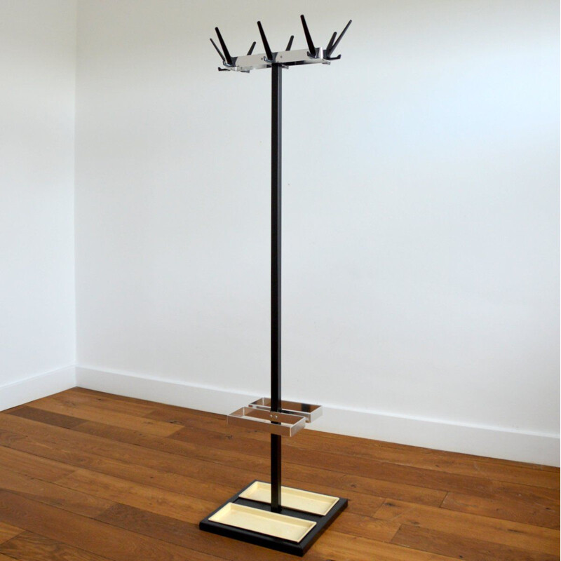 Vintage coat rack on stand 1950