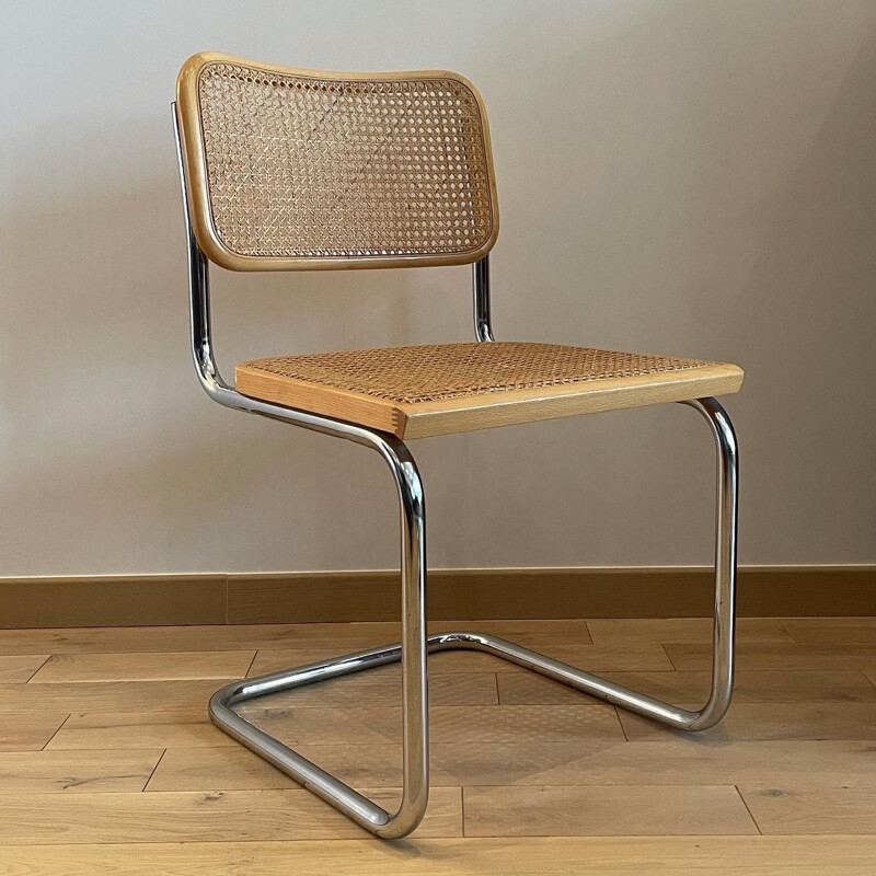 Vintage Cesca chair, model B32, Breuer 1970