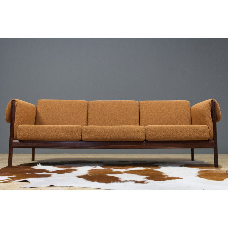 Vintage Rosewood sofa by Johannes Andersen Denmark 1960s